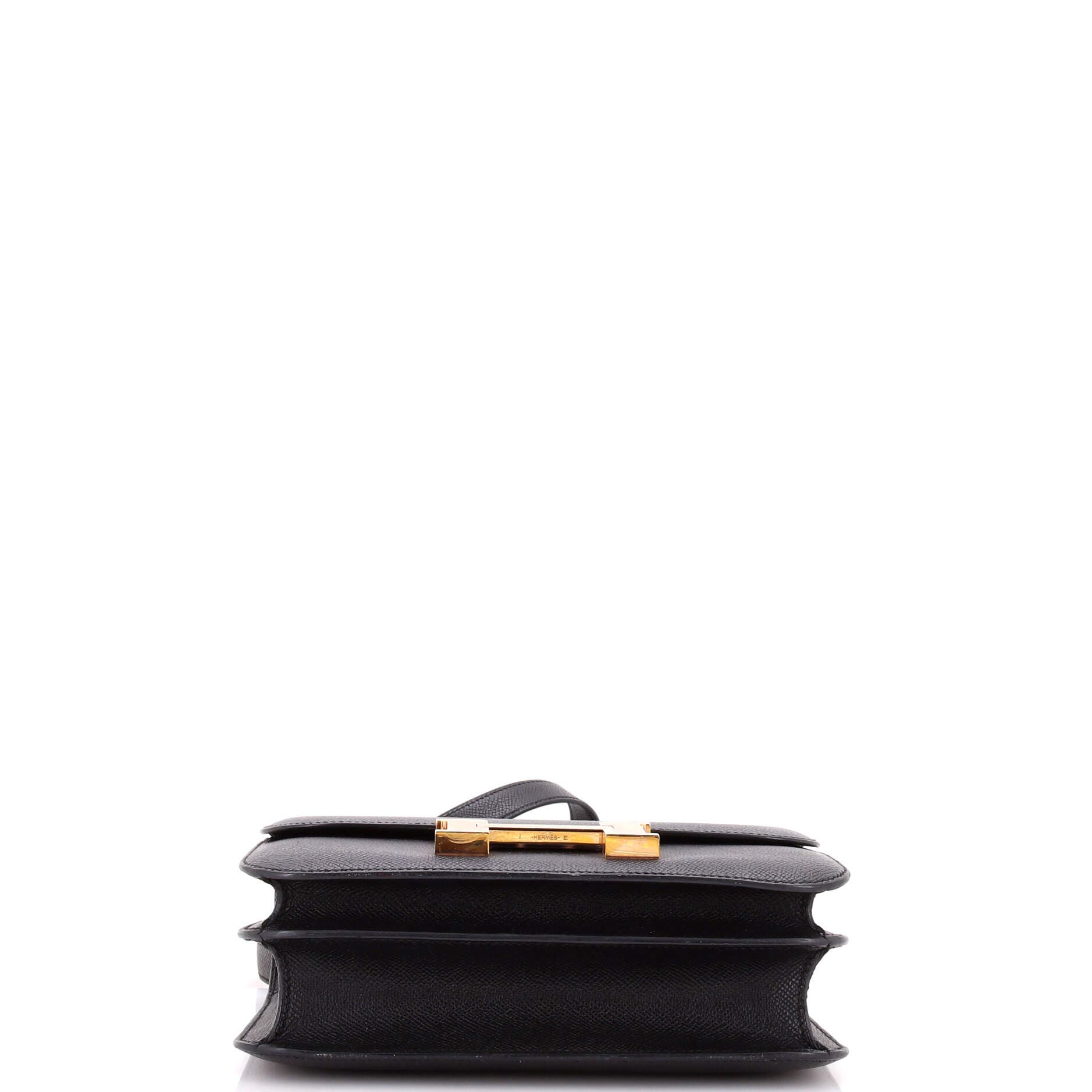Pre-Owned Hermes Constance Bag Epsom 24, Alternate, color, Noir