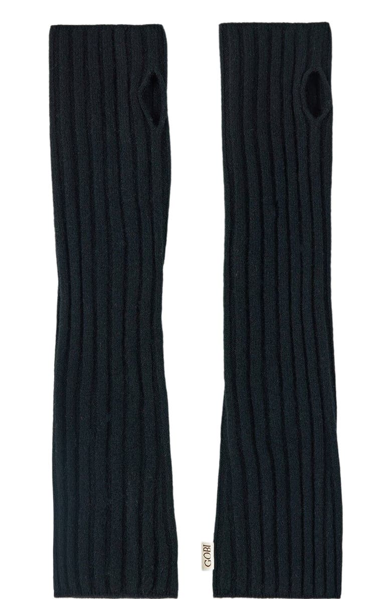 GOBI Mongolian Cashmere Cashmere Fingerless Gloves, Main, color, 