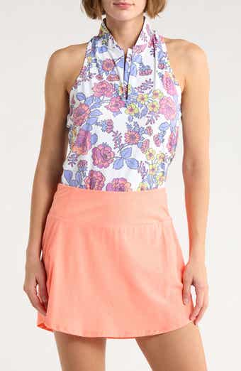 Swannies Kalli Sleeveless Half Zip Knit Polo