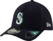 New Era Men's New Era Navy Seattle Mariners Player Replica 39THIRTY M-Crown Flex Hat