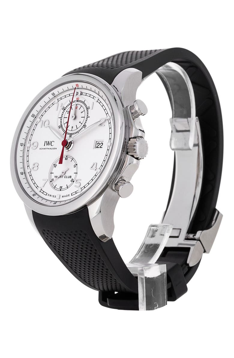 Watchfinder & Co. IWC Preowned 2016 Portugieser Yacht Club Rubber Strap Chronograph Watch, 43.5mm, Alternate, color,