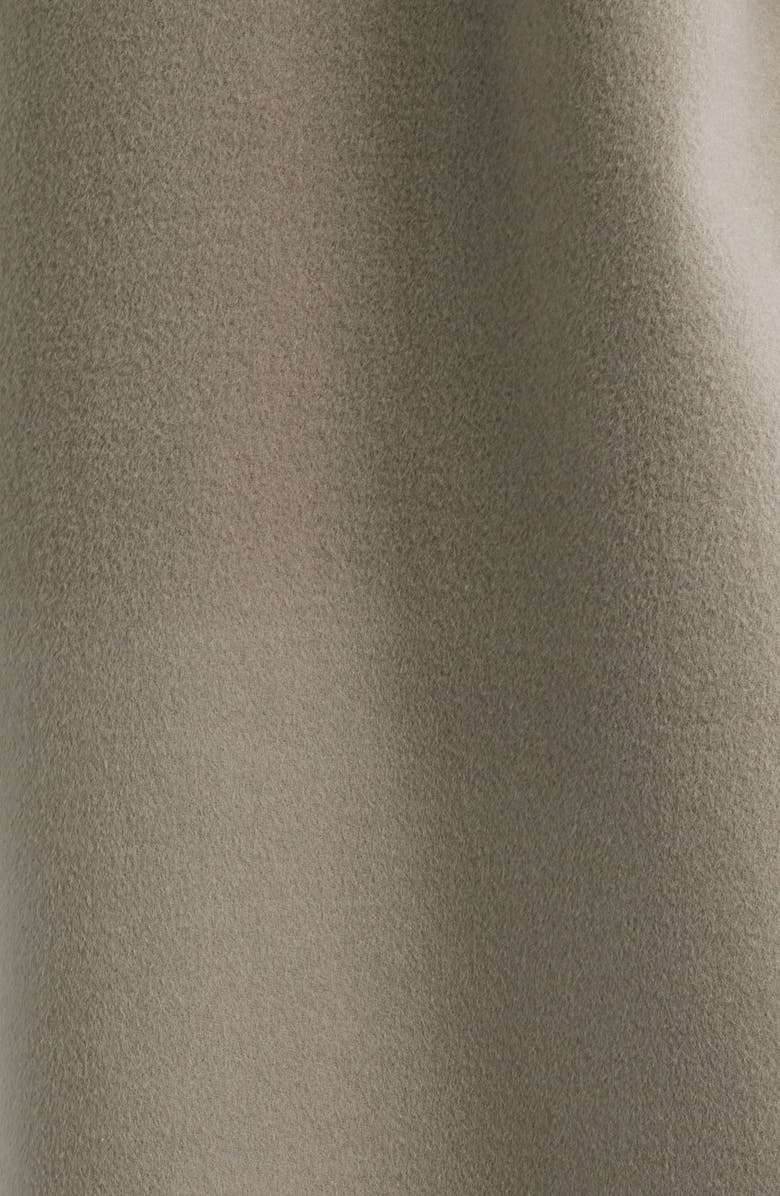 Eileen Fisher Stand Collar Reversible Wool & Cashmere Coat, Alternate, color, Taupe