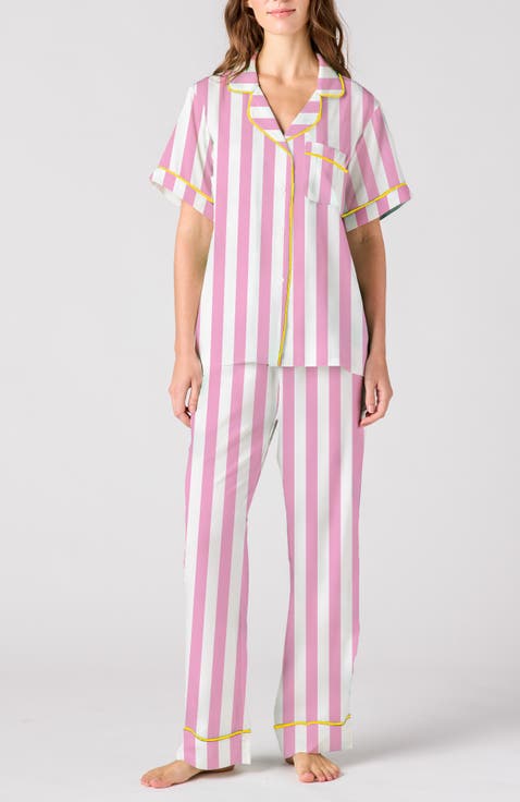 Retro Stripe Pants Set