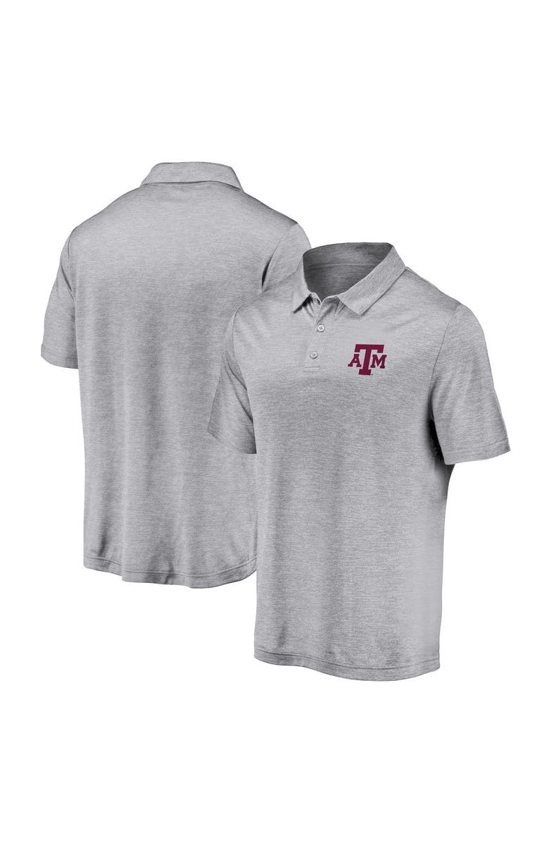 FANATICS Men's Fanatics Branded Gray Texas A&M Aggies Primary Logo Polo, Main, color, Gray