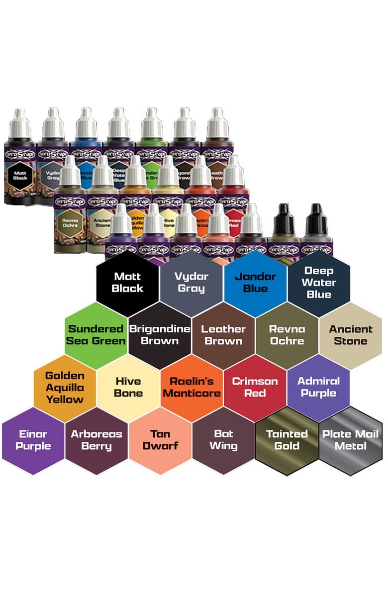 Renegade Games Age of Annihilation Paint Set, 20 Colors, Alternate, color, 