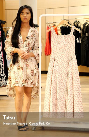 HOUSE OF CB Dorothy Floral Stretch Cotton Dress | Nordstrom