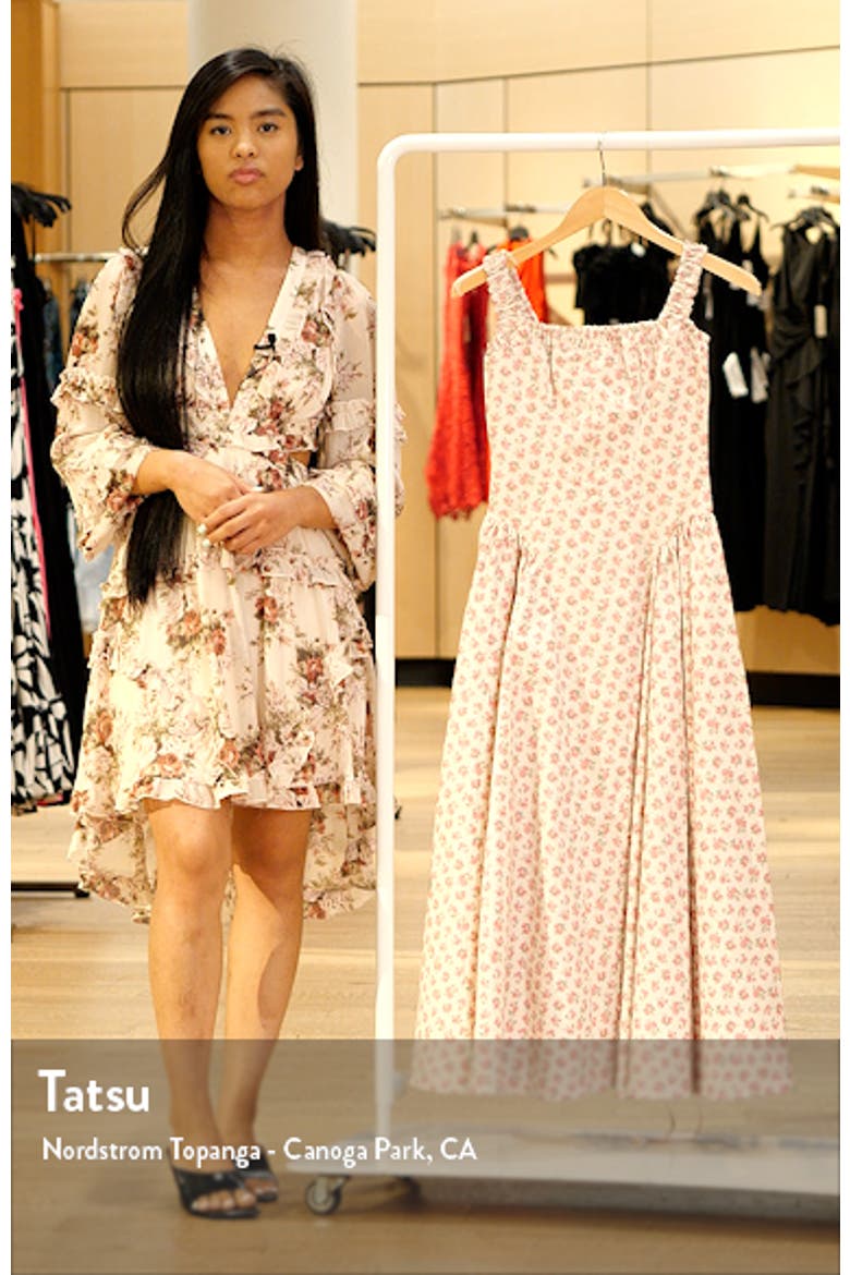 Dorothy Floral Stretch Cotton Dress video