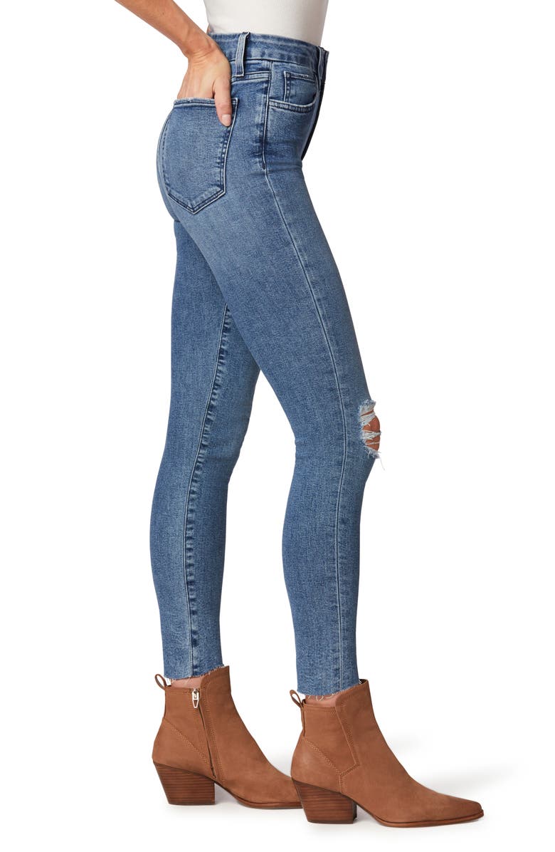 Joe's The Hi Honey Ripped Crop Skinny Jeans, Alternate, color, 