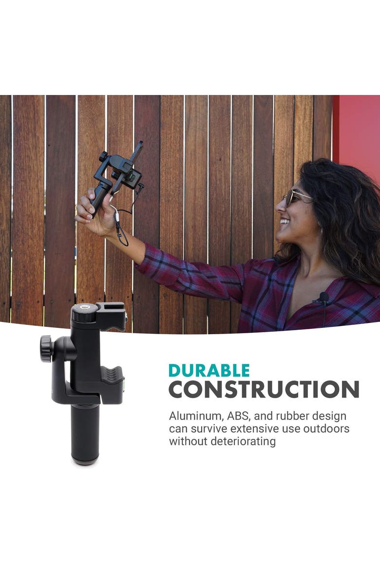 P-3 Rotating Smartphone Tripod Mount with Vertical and Horizonal Positions, Alternate, color, Black