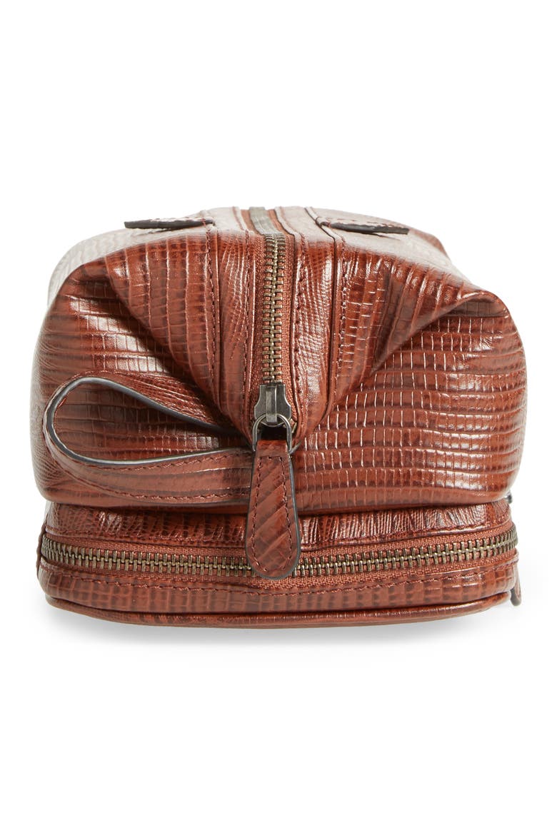 Chocks Leather Dopp Kit, Alternate, color, TAN