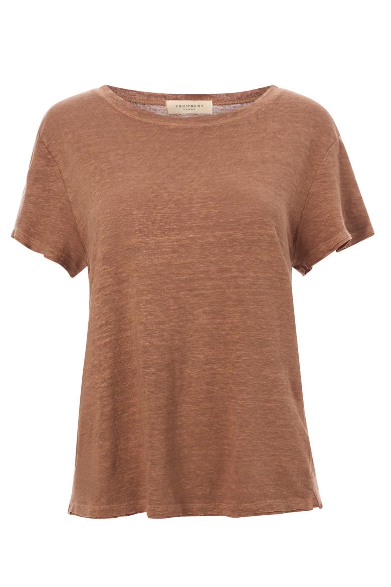 Linen Tee, Alternate, color, Nutshell