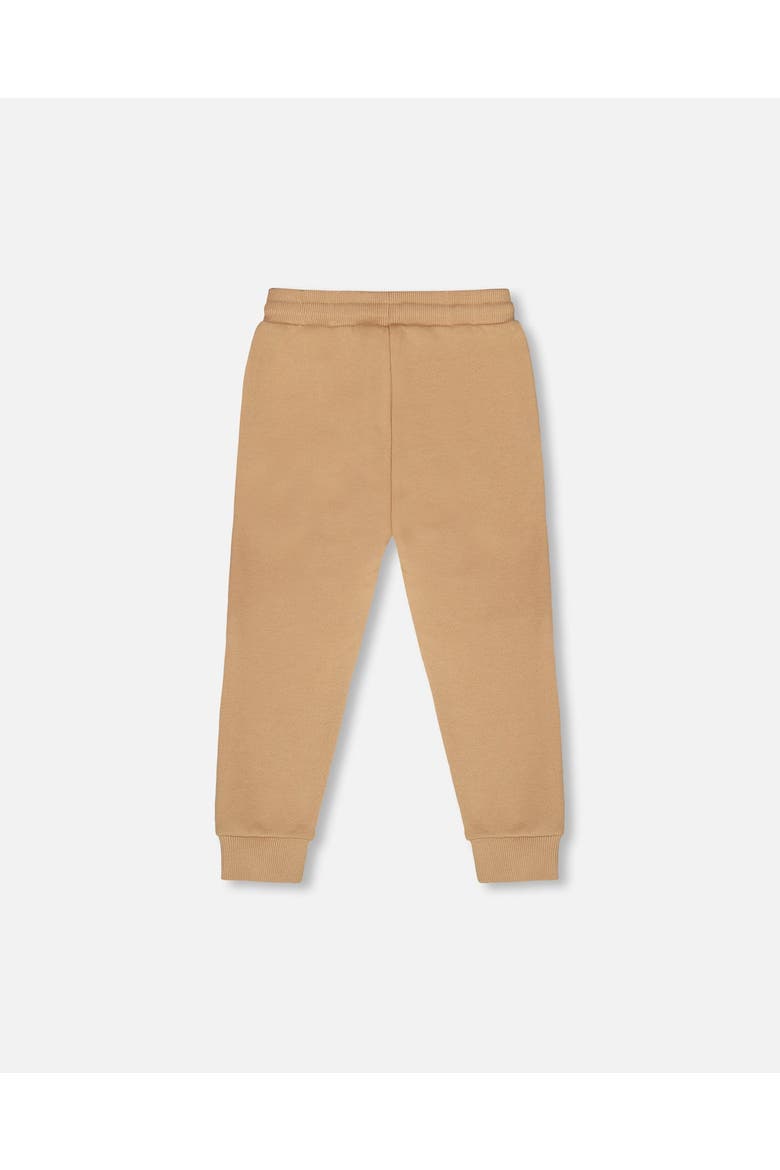 French Terry Elastic Waist Sweatpants, Alternate, color, Beige