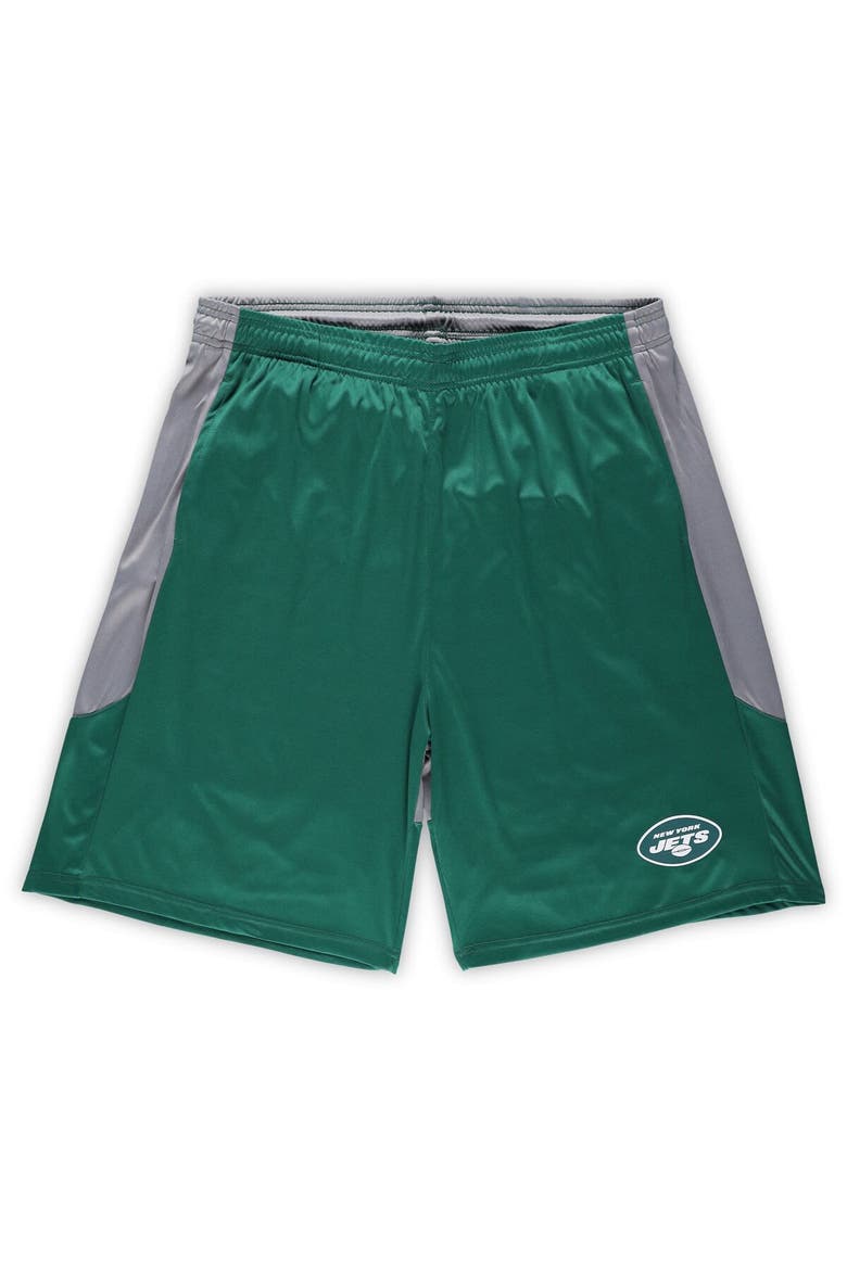 Men's Fanatics Branded Green New York Jets Big & Tall Team Logo Shorts, Alternate, color, Green