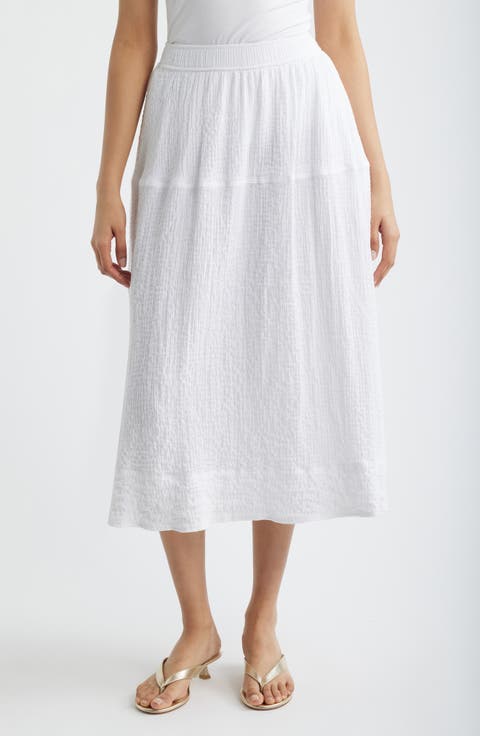 Crinkle Maxi Skirt
