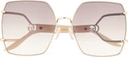 Gucci 61mm Square Sunglasses