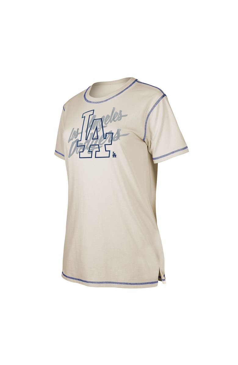 New Era Women's New Era White Los Angeles Dodgers Team Split T-Shirt, Alternate, color, 