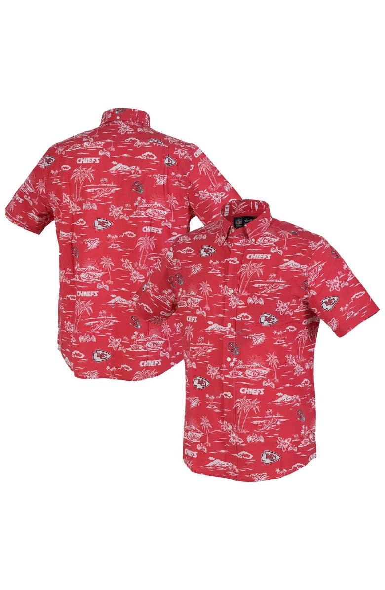 Reyn Spooner Men's Reyn Spooner Red Kansas City Chiefs Kekai Performance Button-Down Shirt, Main, color, Red