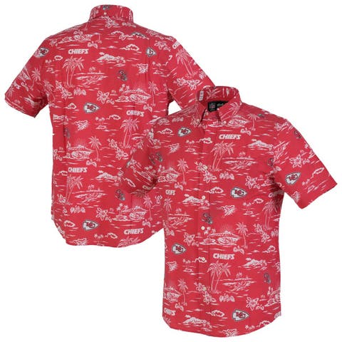 Men's Reyn Spooner Red Kansas City Chiefs Kekai Performance Button-Down Shirt