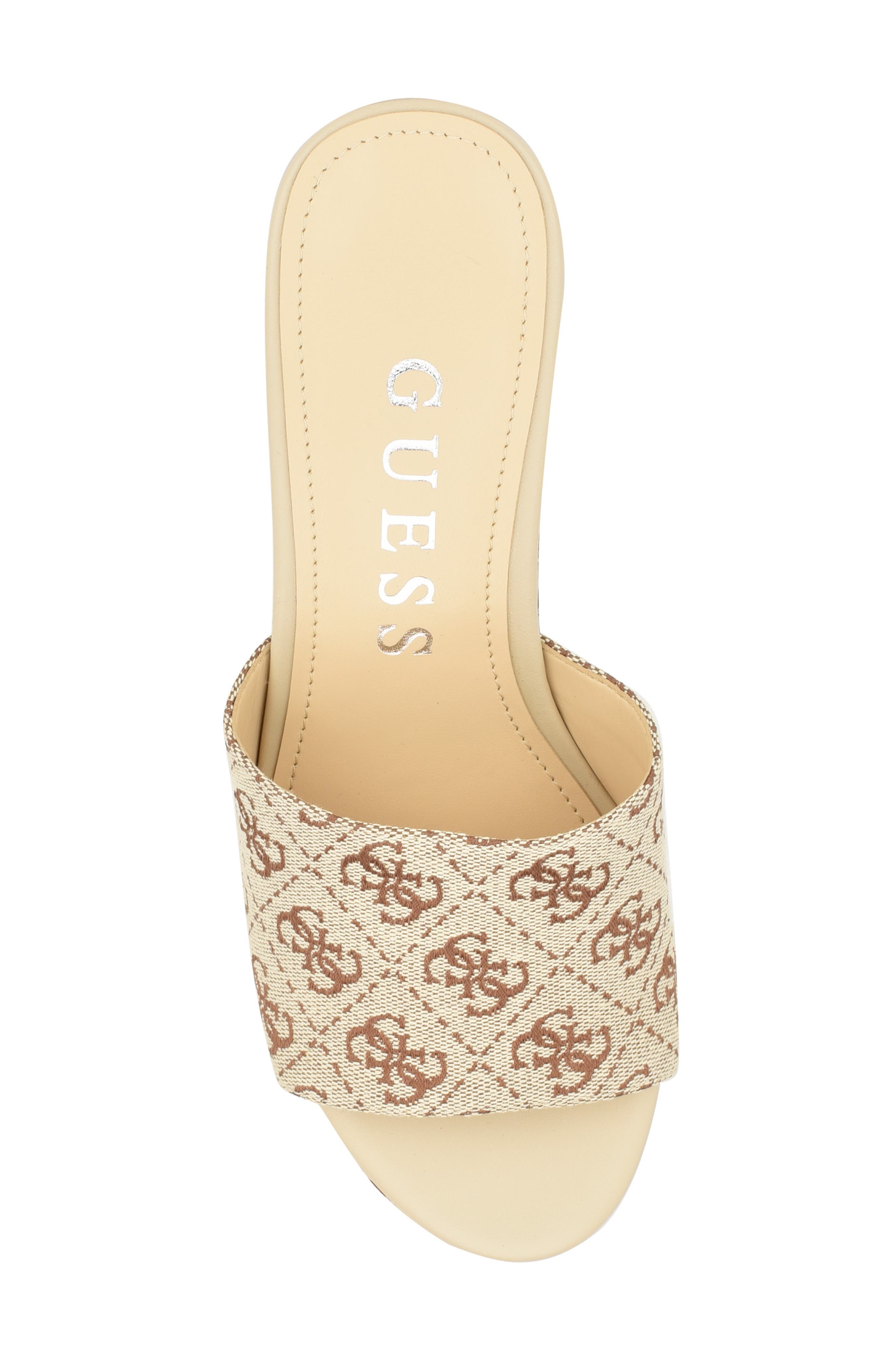 GUESS Yapplea Platform Slide Sandal, Alternate, color, 