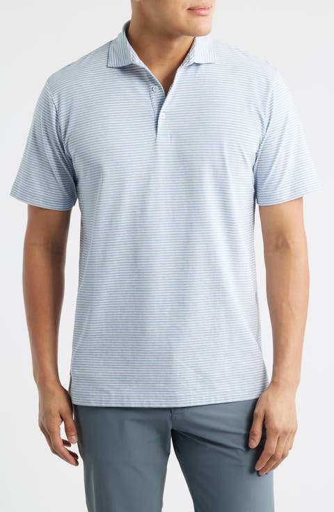 Crown Stripe Relaxed Fit Cotton Polo