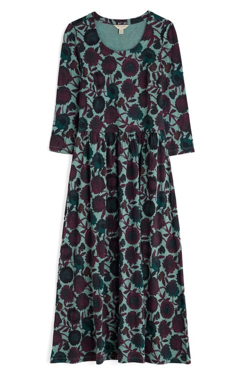 Seasalt Cornwall Emily Floral Print Maxi Dress In Green