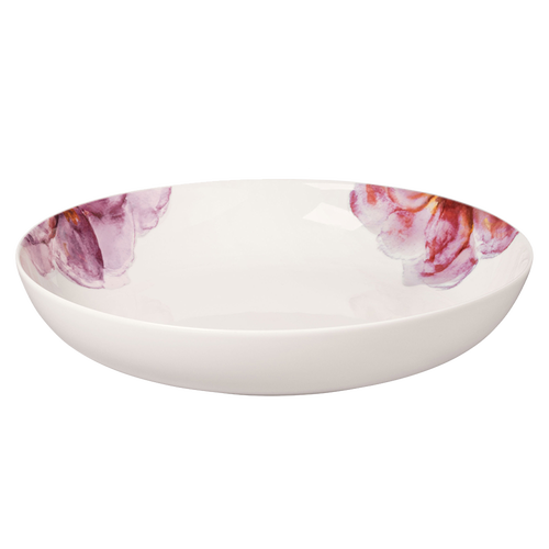 Villeroy & Boch Villeroy Boch Rose Garden 15" Serving Bowl In Pink