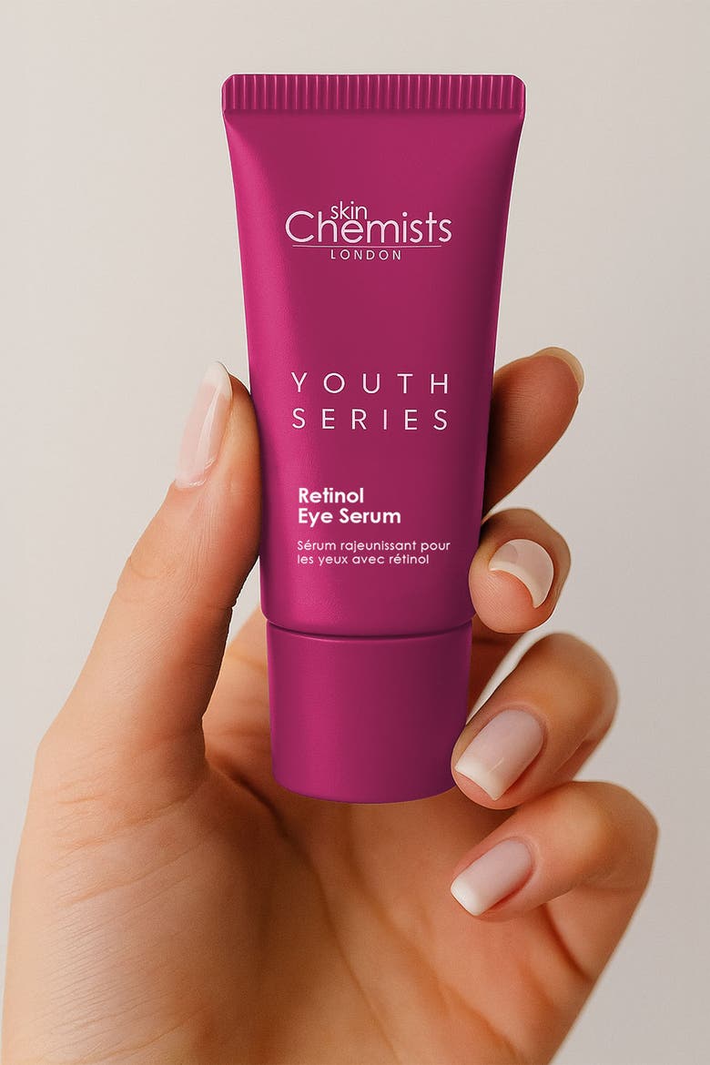 Youth Series Retinol & Bakuchiol Eye Serum 15ml for Fine Lines & Wrinkles, Loss of Firmness, Alternate, color, White