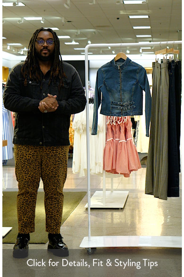 Double Buckle Strap Denim Jacket video