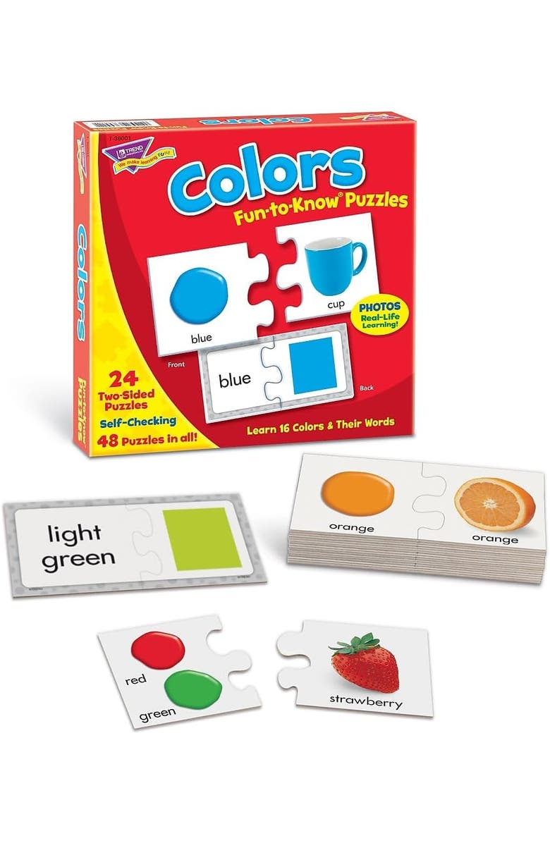 TREND enterprises, Inc. Trend Enterprises Colors Funtoknow Puzzle, Alternate, color, Multicolored