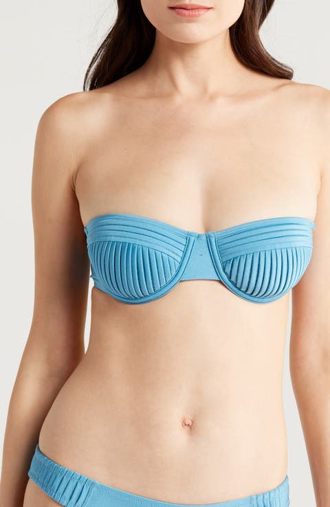 Solene Pleated Underwire Bikini Top