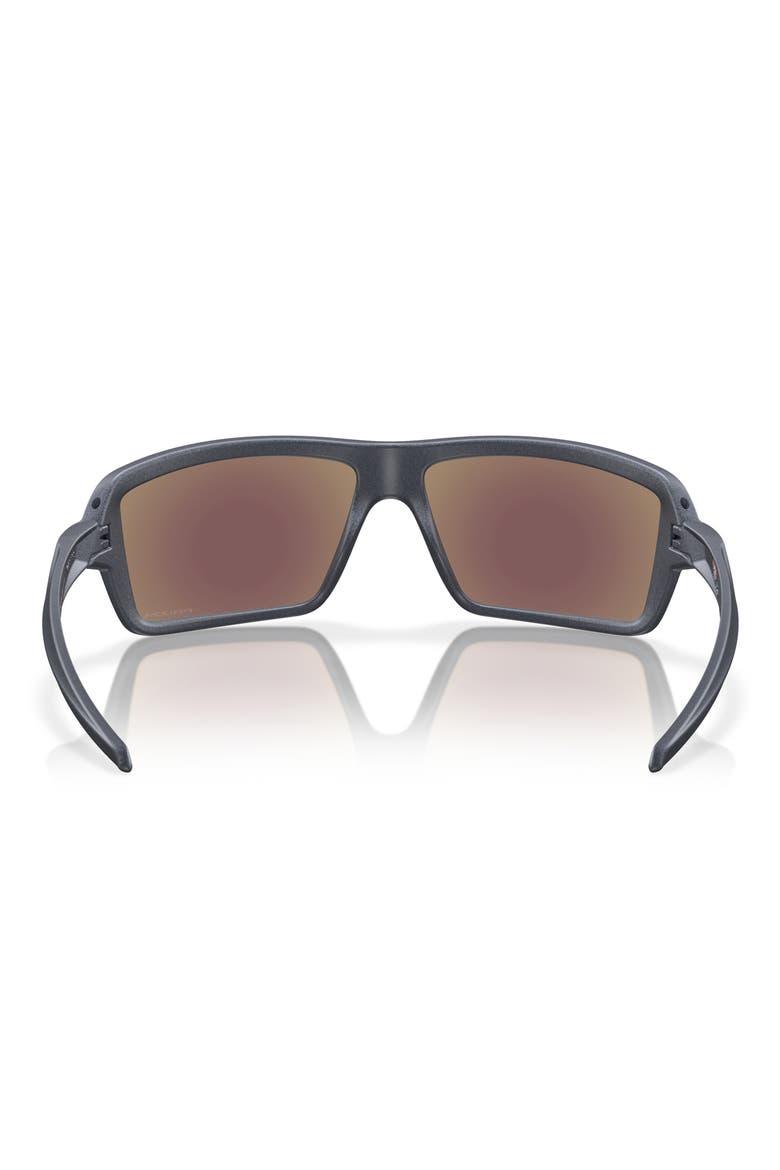 Cables 63mm Prizm™ Oversize Rectangular Sunglasses, Alternate, color, SAPPHIRE