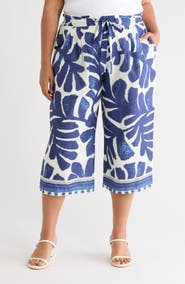 DR2 by Daniel Rainn Print Wide Leg Pants