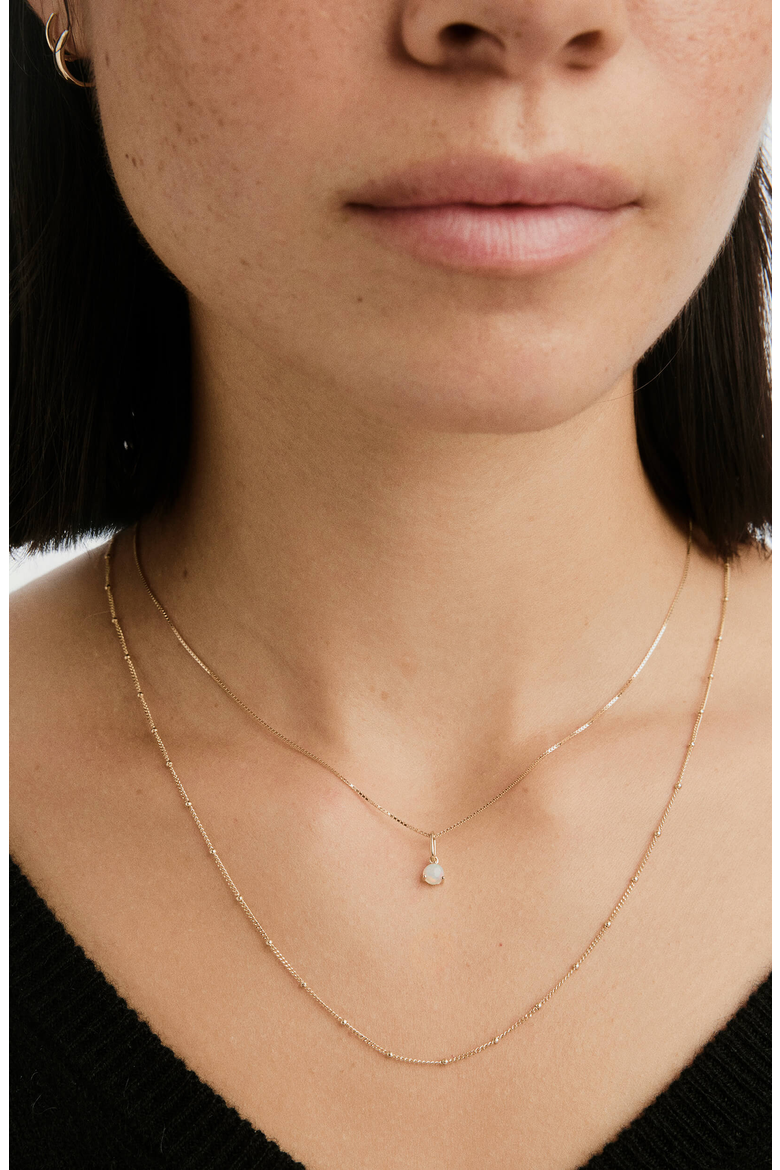Baby Box Chain Necklace, Alternate, color, 14k Yellow Gold