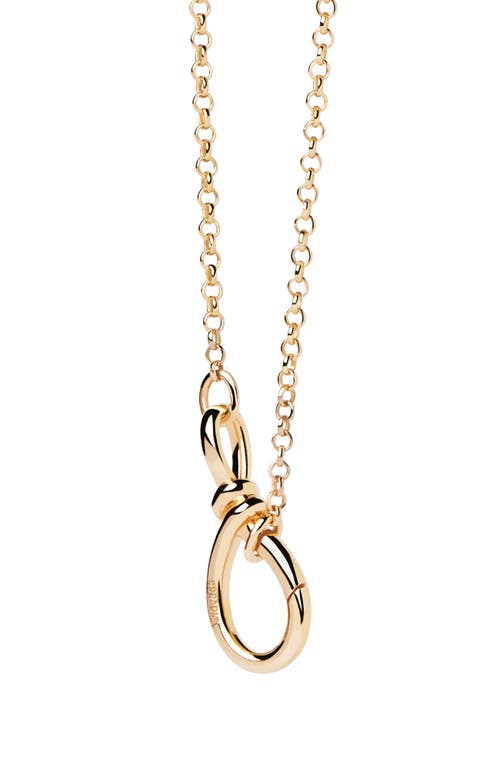 Pdpaola Stacker Clasp Chain Necklace In Gold
