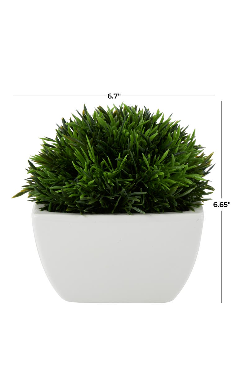 GINGER BIRCH STUDIO Green Faux Foliage Potted Artificial Plant, Alternate, color,