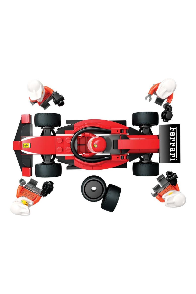 LEGO® F1® Pit Stop & Pit Crew with Ferrari Car - 60443, Alternate, color, Multicolored