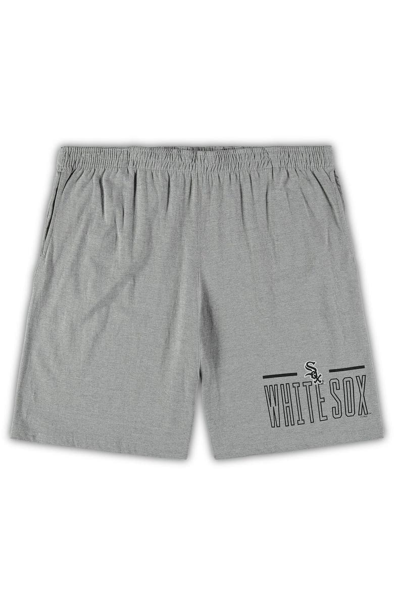 CONCEPTS SPORT Men's Concepts Sport Black/Heathered Gray Chicago White Sox Big & Tall T-Shirt & Shorts Sleep Set, Alternate, color, Black