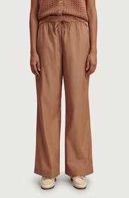 Varley Rowan Straight Leg Cotton Pants