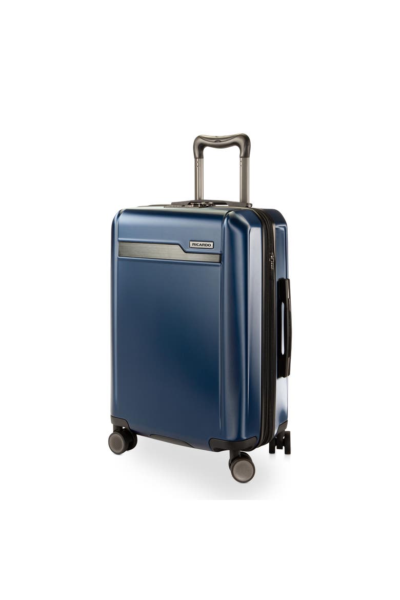 Brentwood Hardside 21" Expandable Carry-on Luggage, Main, color, Ocean Blue