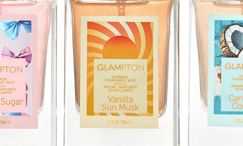 Glampton 3-piece Shimmer Fragrance Set In Transparent
