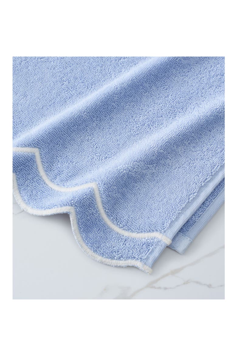 Scallop Hand Towel, Alternate, color, BLUE GROUND