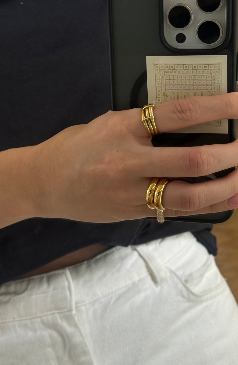 Joiana Jewelry Elio Classic Band, Alternate, color, Gold