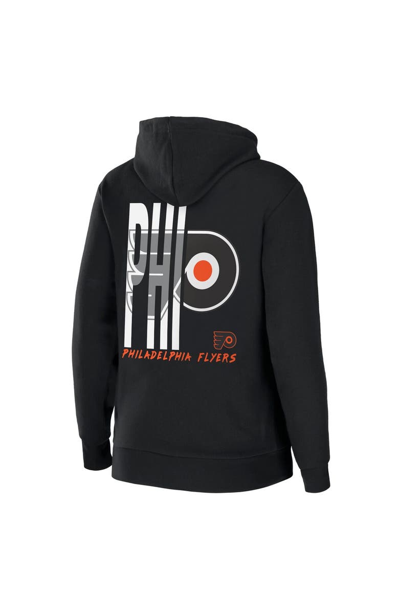 WEAR by Erin Andrews Women's WEAR by Erin Andrews Black Philadelphia Flyers Sponge Fleece Full-Zip Hoodie, Alternate, color, 