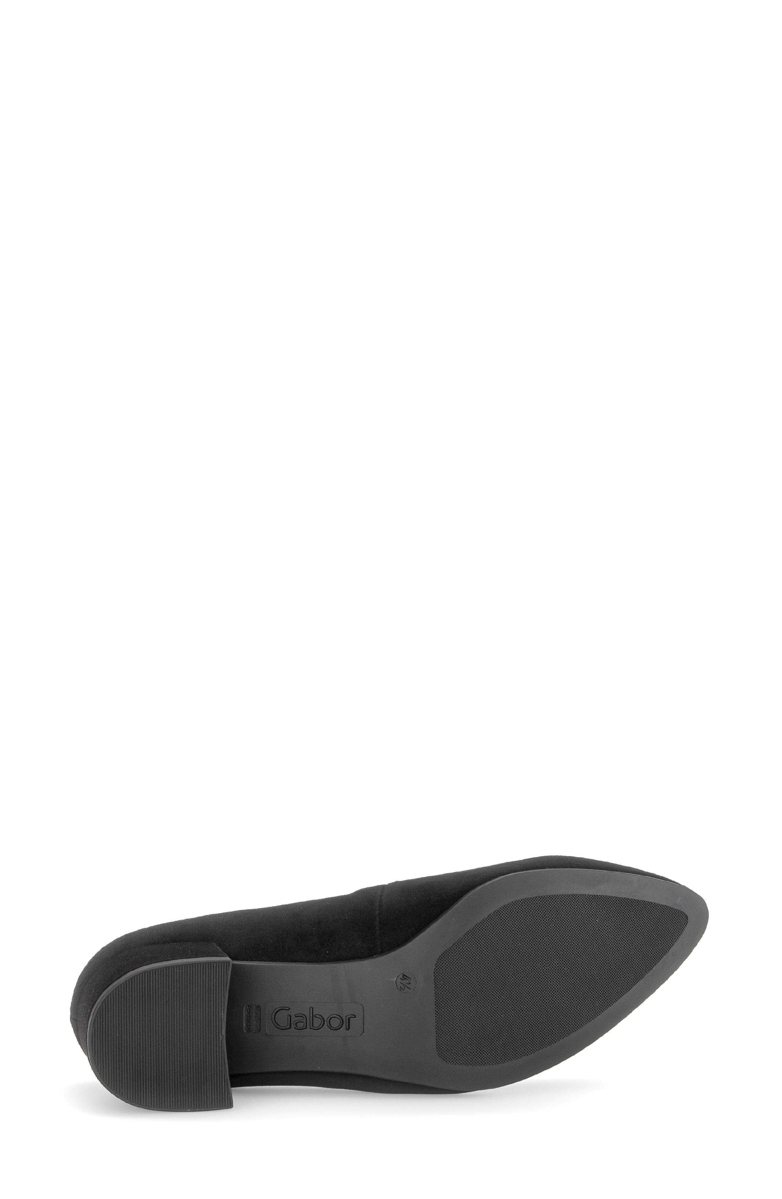 Ona Leather Pump, Alternate, color, BLACK