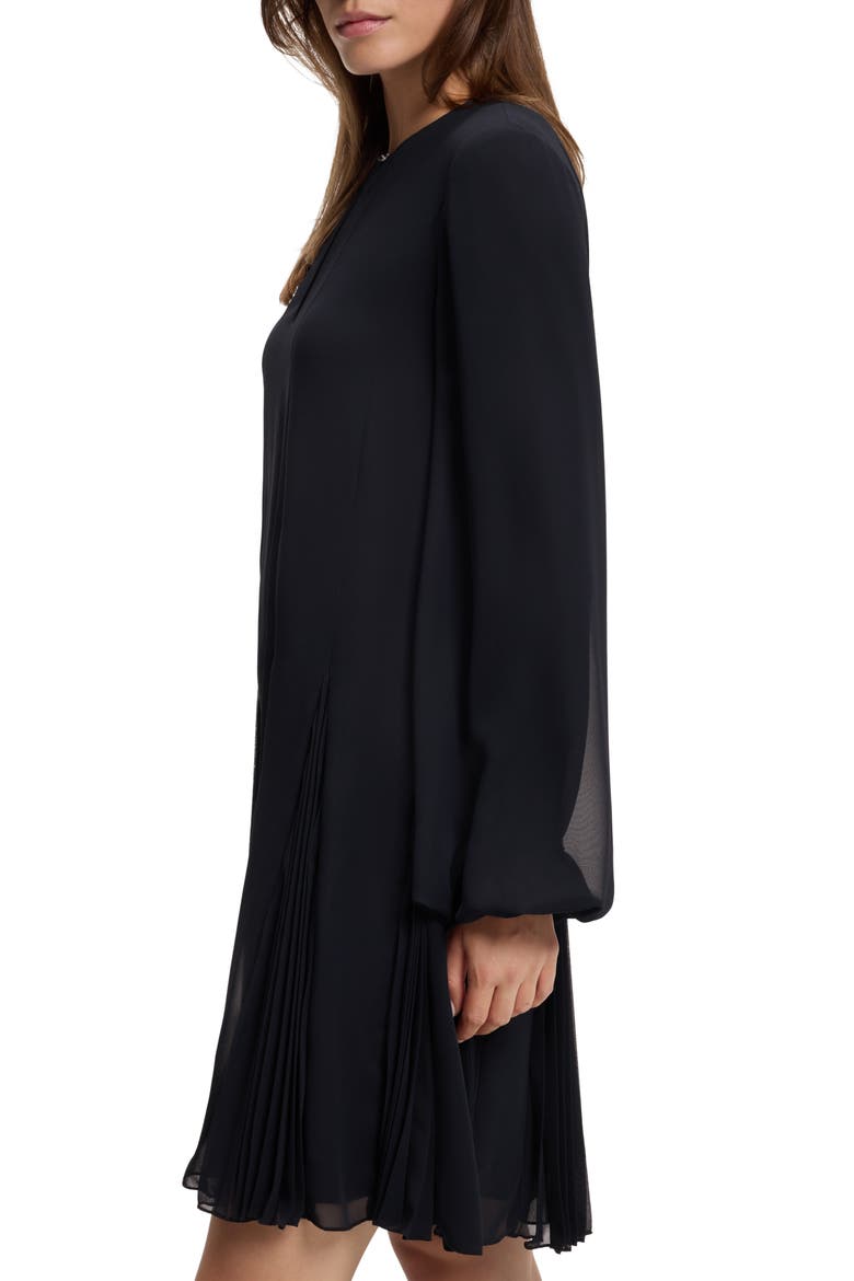 Donottati Long Sleeve A-Line Dress, Alternate, color, SKY CAPTAIN