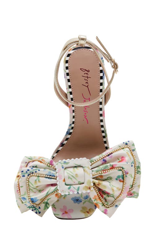 BETSEY JOHNSON BETSEY JOHNSON DENLY ANKLE STRAP SANDAL