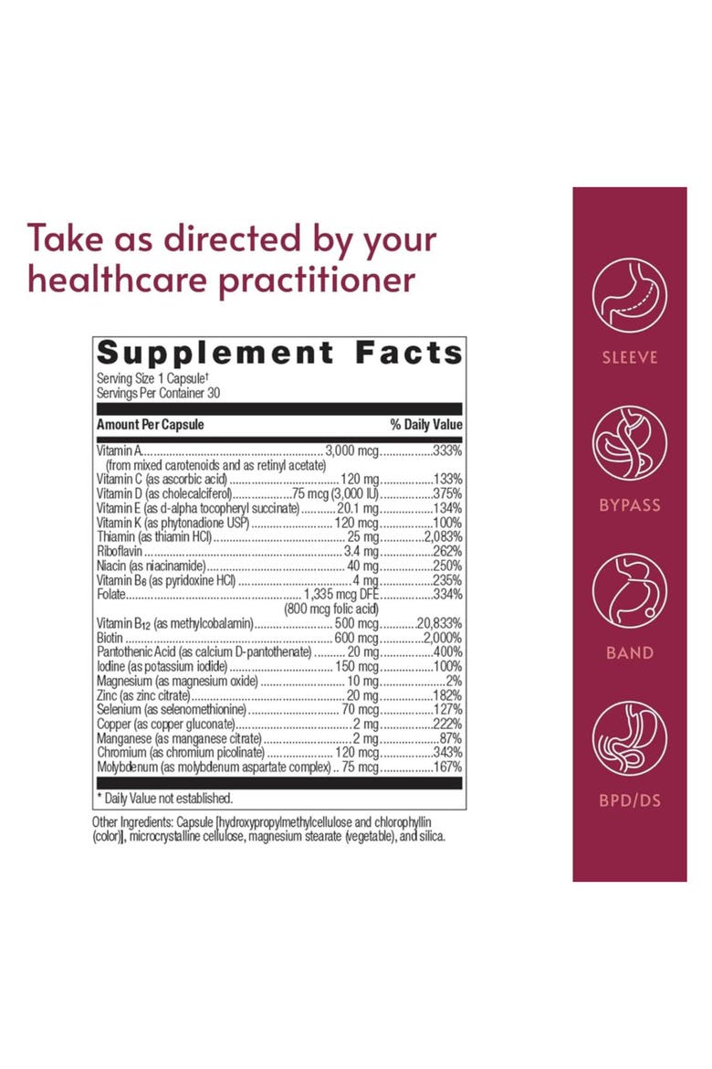 Ultra Solo Daily Multivitamin Iron-Free Capsules 30 Capsules, Alternate, color, None