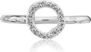 Monica Vinader Riva Diamond Mini Circle Ring