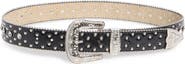 Vince Camuto Western Studded Bling Belt