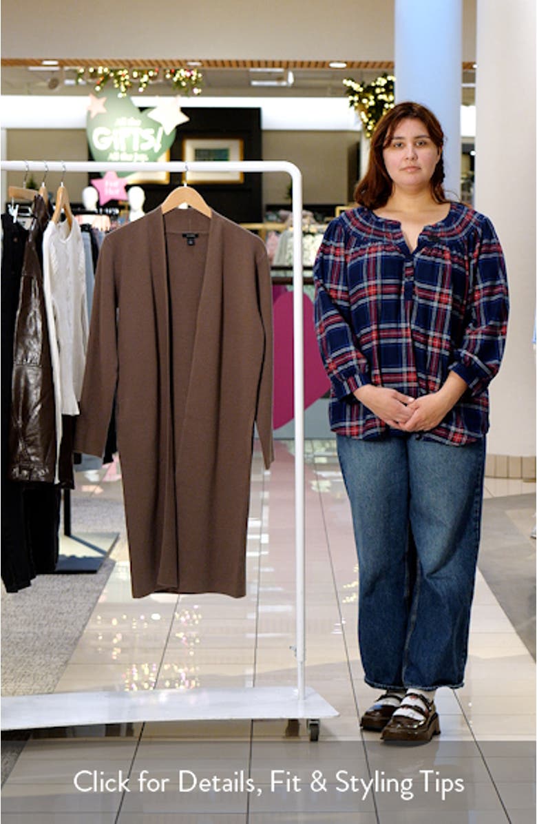 Open Front Longline Cardigan, sales video thumbnail